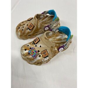 Crocs Classic All-Terrain Clog Cinnamon Toast Crunch Marbled Kids C11